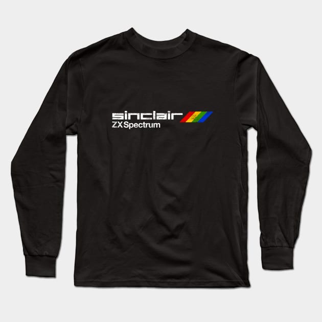 Zx Spectrum Retro Design. Long Sleeve T-Shirt by Hotshots